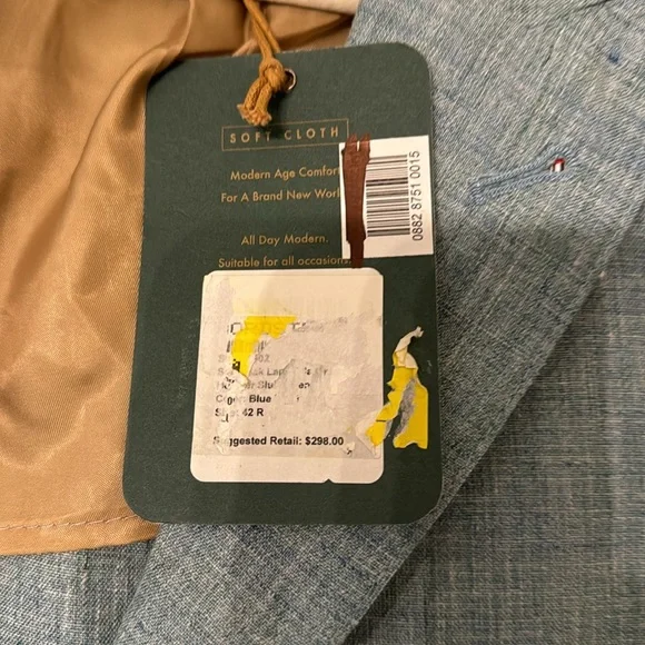 New with tags Softcloth blazer mens size 42